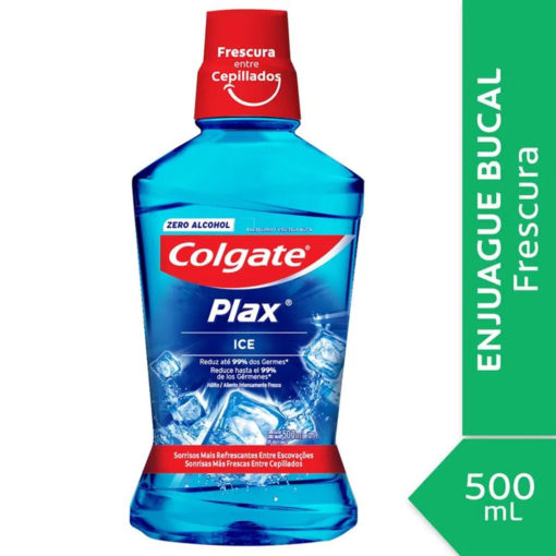 Enjuague Bucal Colgate Plax Ice Sin Alcohol X 500 Ml - Imagen 3