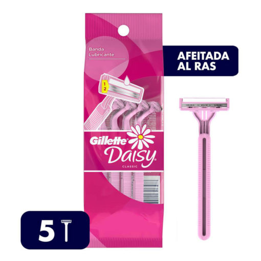 Máquina para afeitar Descartable Gillette Daisy Classic  X 5 U - Imagen 2