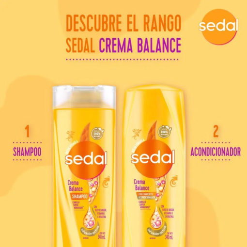Acondicionador Sedal  Crema Balance X 190 Ml - Imagen 6