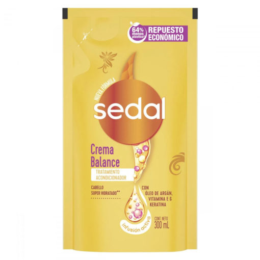 Recarga Económica Acondicionador Sedal  Crema Balance X 300 Ml
