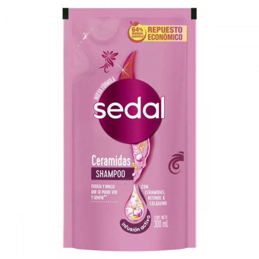 Recarga Económica Shampoo Sedal  Ceramidas X 300 Ml
