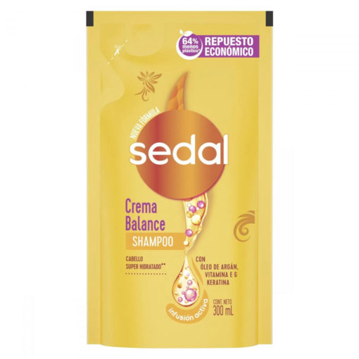 Recarga Económica Shampoo Sedal  Crema Balance X 300 Ml