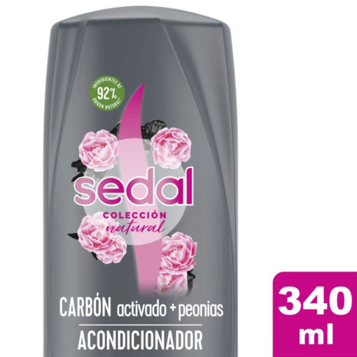 Acondicionador Sedal  Carbón Activado y Peonias X 340 Ml - Imagen 3