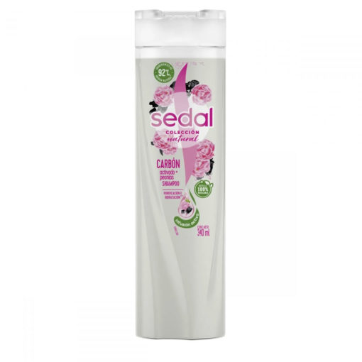 Shampoo Sedal  Carbón Activado y Peonias X 340 Ml