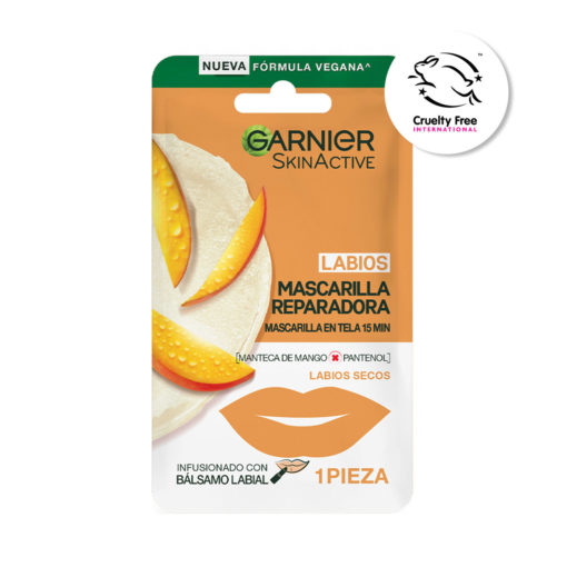 Mascarilla para labios reparadora Garnier Skin Active Mango X 1 U