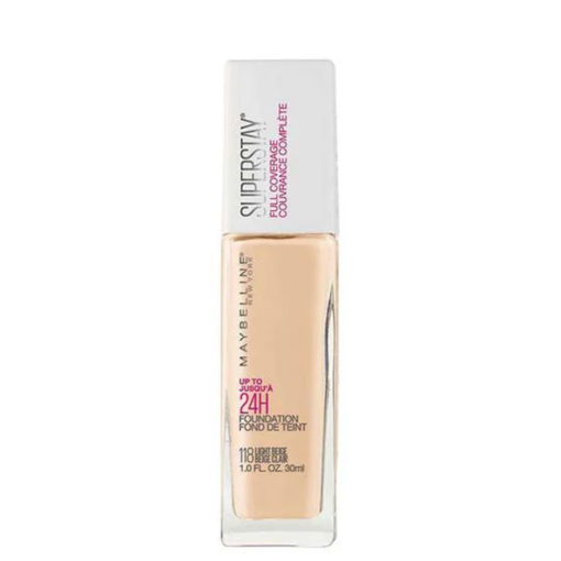 Base Liquida Maybelline Super Stay 24 hs Full Coverage Light Beige X 30 Ml