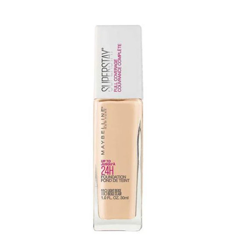 Base Liquida Maybelline Super Stay 24 hs Full Coverage Light Beige X 30 Ml