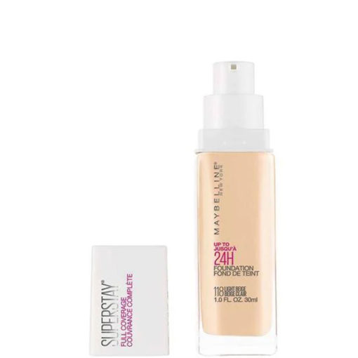 Base Liquida Maybelline Super Stay 24 hs Full Coverage Light Beige X 30 Ml - Imagen 3