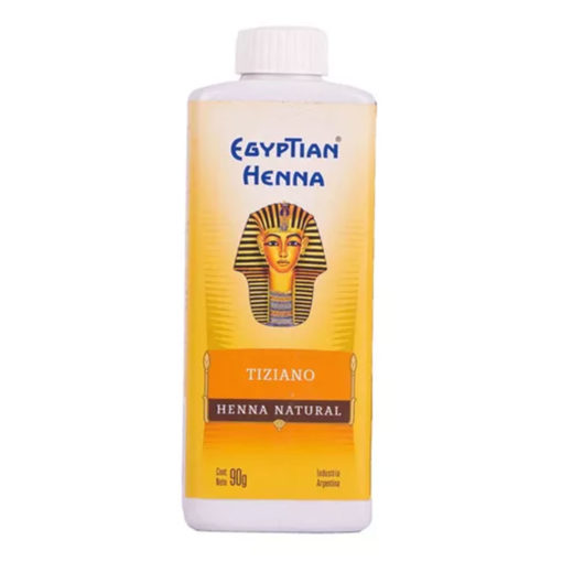 Tintura Natural en polvo Egyptian Henna 0025 Tiiziano X 90 Gr