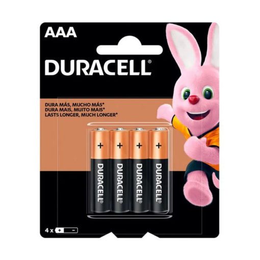 Pilas AAA Duracell   X 4 U