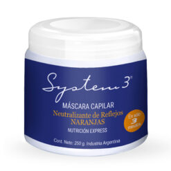 Tratamiento Capilar System 3 Neutralizante de reflejos Naranja  X 250 Gr