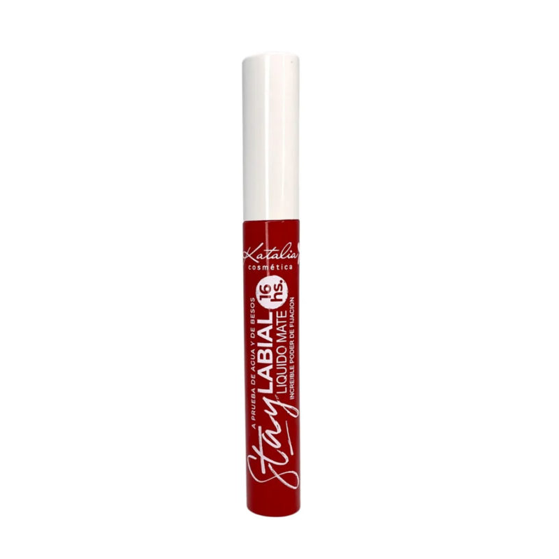 Labial Líquido Matte Katalia Stay Rojo X 1 U