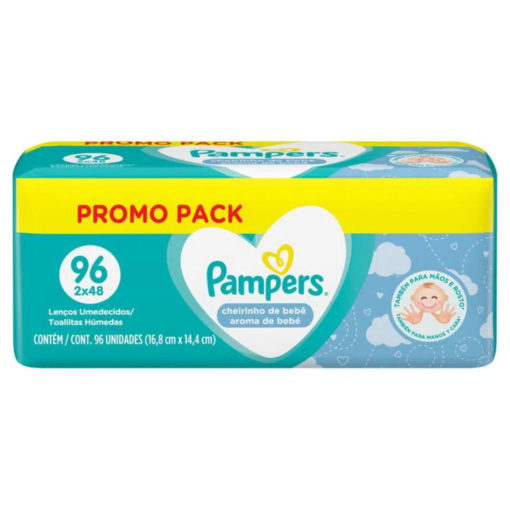 Toallitas Húmedas Pampers  Aroma de Bebé X 2 U