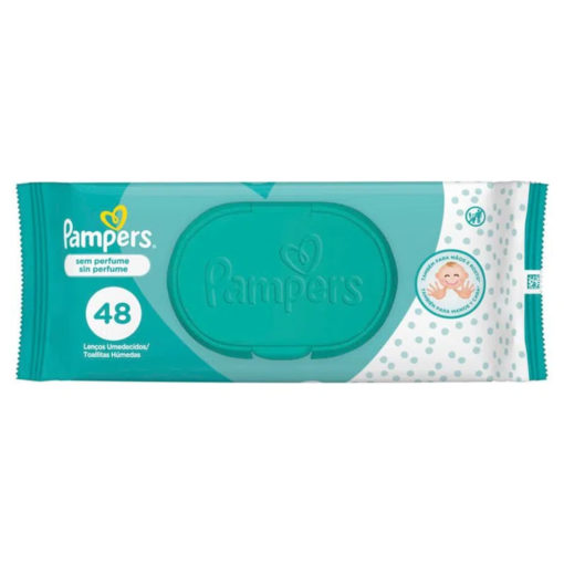 Toallitas Húmedas Pampers  Sin Perfume X 48 U