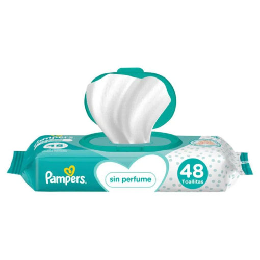 Toallitas Húmedas Pampers  Sin Perfume X 48 U - Imagen 2