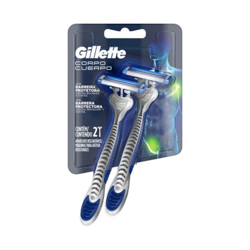 Máquina para afeitar Descartable Gillette Cuerpo  X 2 U