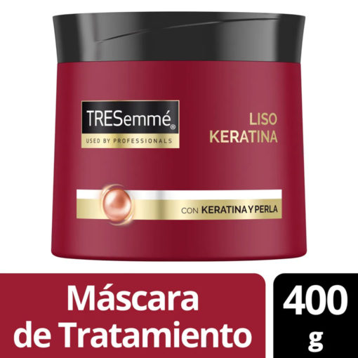Crema de Tratamiento Capilar Tresemmé  Liso Keratina X 400 Gr - Imagen 3