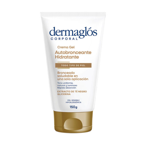 Crema Gel Autobronceante Dermaglós   X 150 Gr