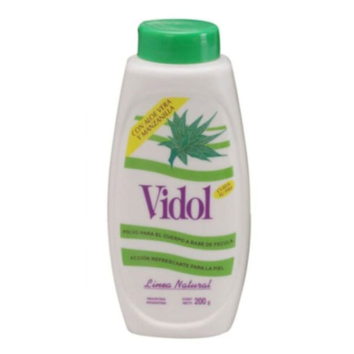 Polvo Fécula Talquera Vidol  Aloe X 200 Gr