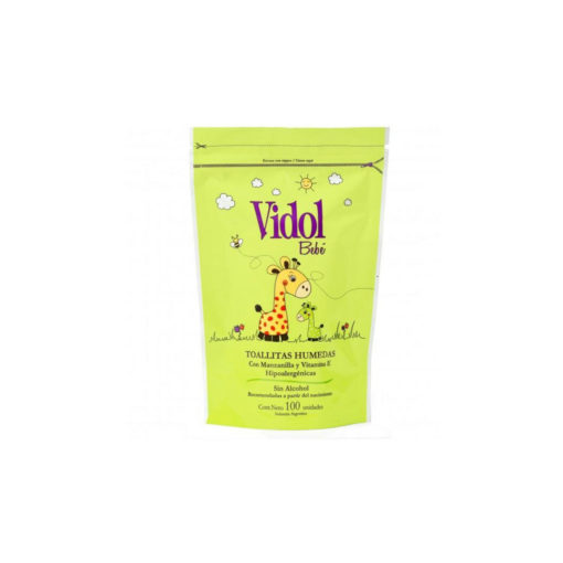 Toallitas Húmedas Vidol Bebé  X 100 U