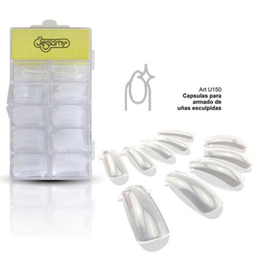 Cápsula para Armado de Uñas Esculpidas Jessamy   X 1 U