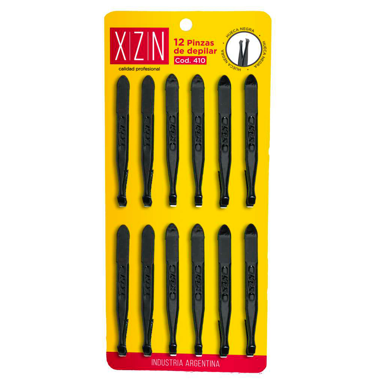 Pinza de depilar Quico Hueca XZN X 12 U – Casa Florian