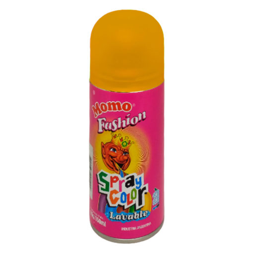 Spray Color para Pelo Rey Momo  Naranja X 85 Gr