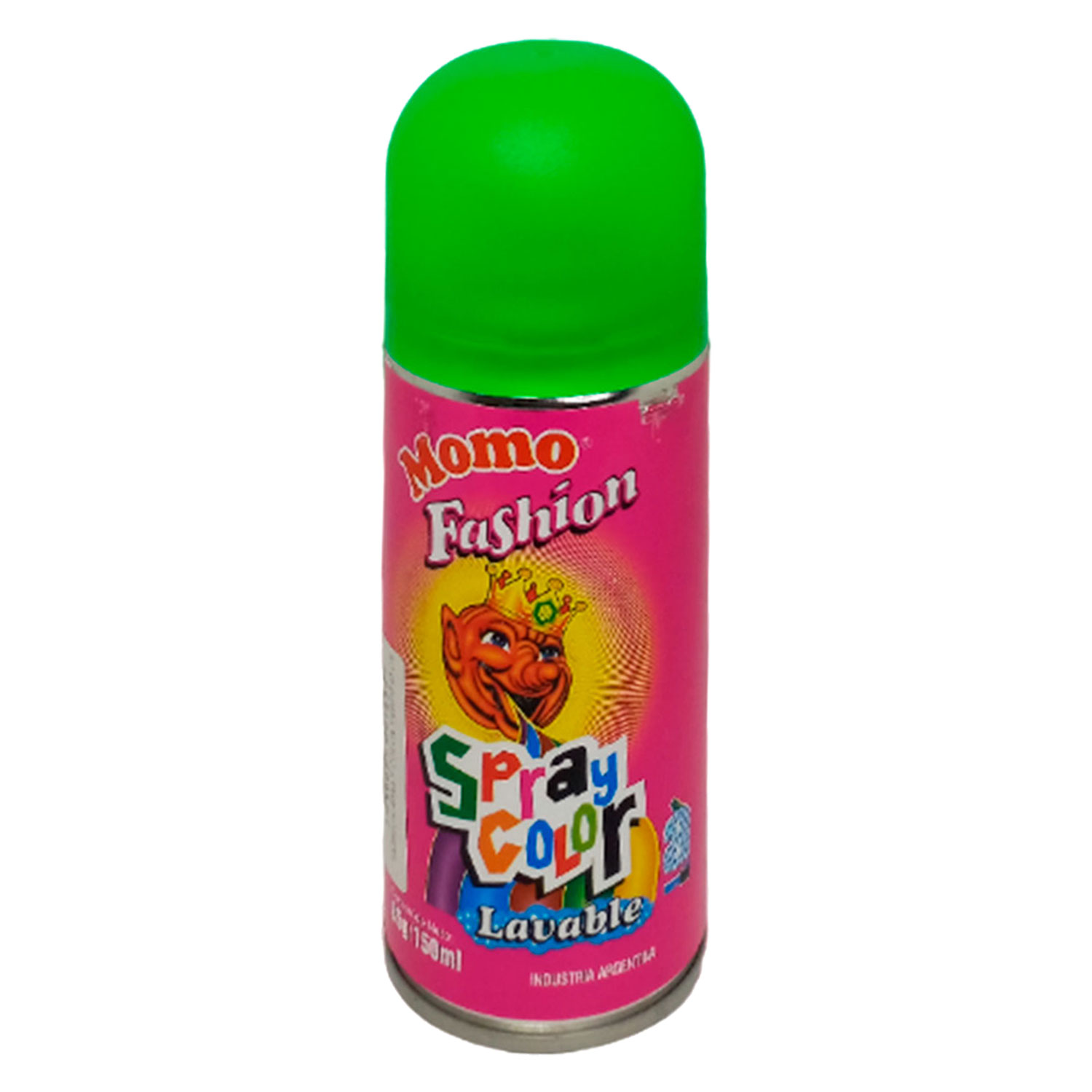 Spray Color para Pelo Rey Momo Verde X 85 Gr