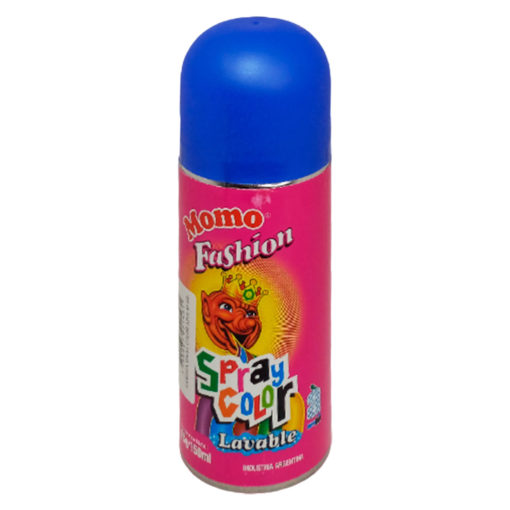 Spray Color para Pelo Rey Momo  Azul X 85 Gr