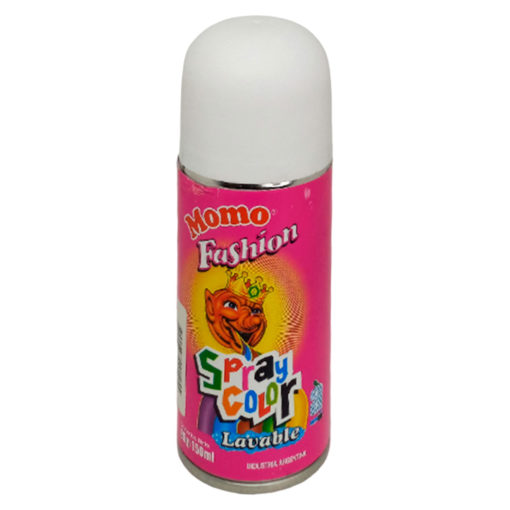 Spray Color para Pelo Rey Momo  Blanco X 85 Gr