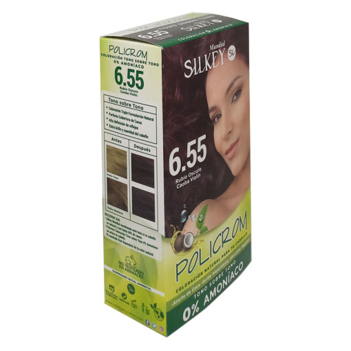 Tintura Permanente en Kit Silkey Policrom sin Amoníaco 6,55 X 1 U - Imagen 2