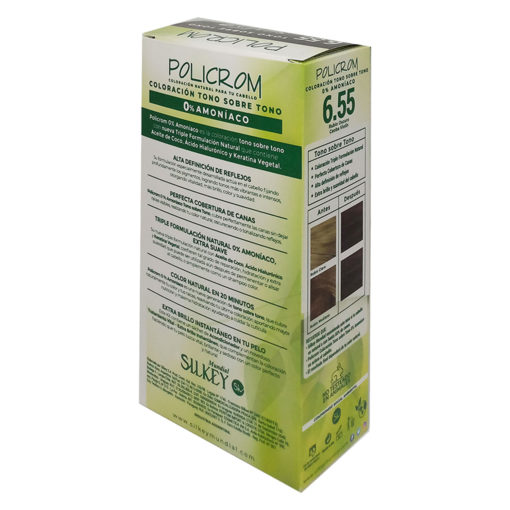 Tintura Permanente en Kit Silkey Policrom sin Amoníaco 6,55 X 1 U - Imagen 3