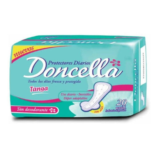 Protectores Diarios Doncella  Tanga X 20 U