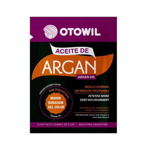 Aceite de Argán en Sachet Otowil   X 48 U