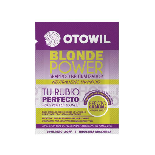 Shampoo Matizador en Sachet Otowil  Blonde Power X 48 U