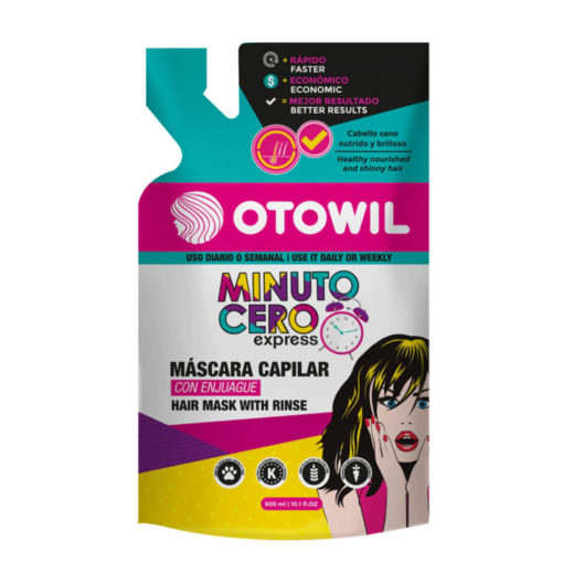 Máscara Capilar Repuesto Otowil  Minuto Cero Express X 250 Gr