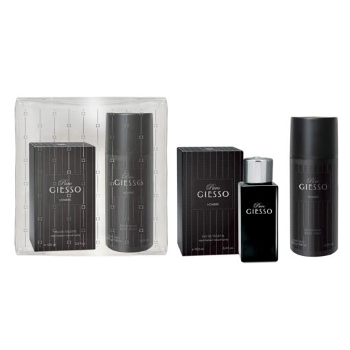 Set Perfume + Desodorante + Neceser Giesso Puro Hombre X 1 U