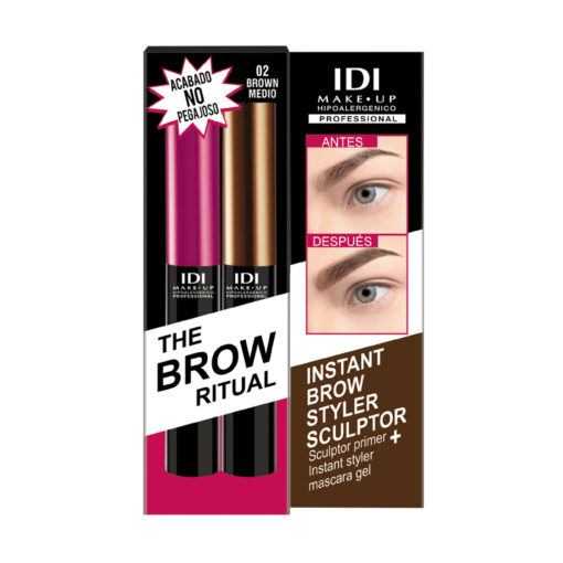 Gel para cejas Idi Makeup The Brow Ritual 02 Brown Medio X 1 U