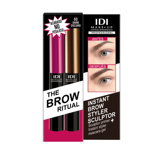 Gel para cejas Idi Makeup The Brow Ritual 03 Dark Oscuro X 1 U