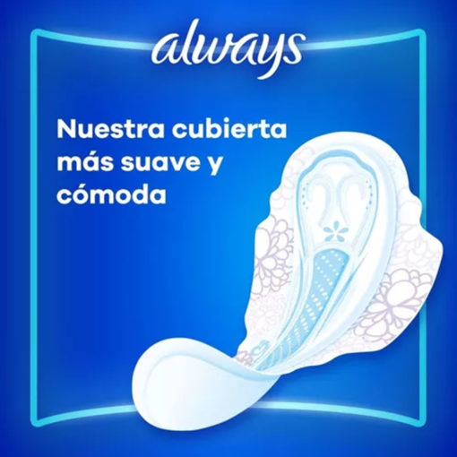 Toallitas Femeninas Always Comfort Fina Suave X 8 U - Imagen 2