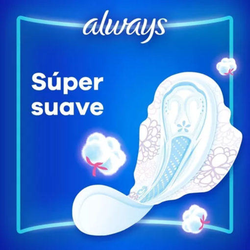 Toallitas Femeninas Always Comfort Fina Suave X 8 U - Imagen 3