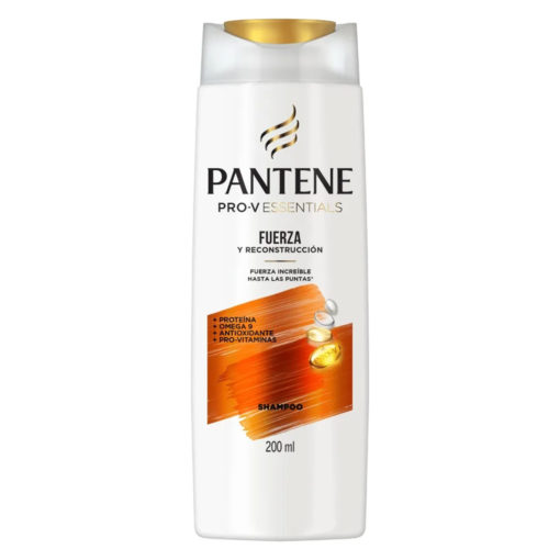 Shampoo Pantene ProV Essentials Fuerza y reconstrucción X 200 Ml