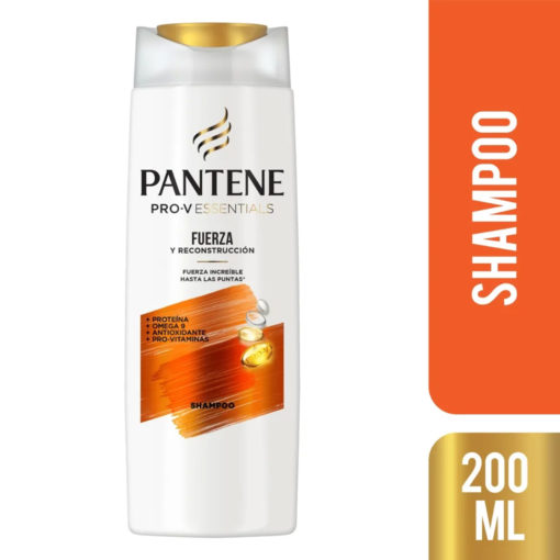 Shampoo Pantene ProV Essentials Fuerza y reconstrucción X 200 Ml - Imagen 2
