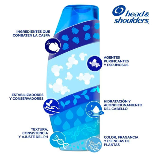 Shampoo Head & Shoulders Complete Scalp Care Suave y Manejable X 375 Ml - Imagen 2