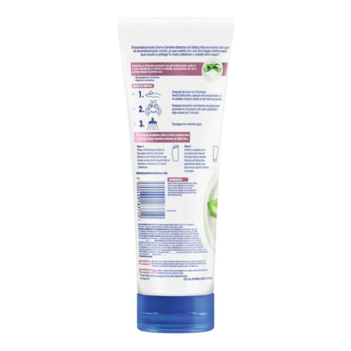 Dermo Acondicionador Head & Shoulders Dermo Sensitive Extracto de Sábila/Aloe Vera X 300 Ml - Imagen 2