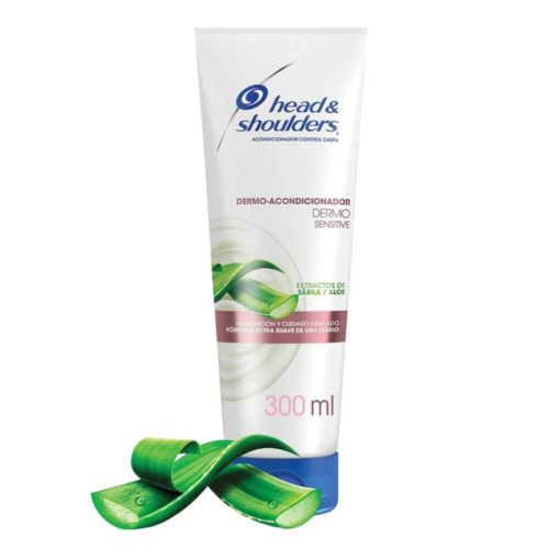 Dermo Acondicionador Head & Shoulders Dermo Sensitive Extracto de Sábila/Aloe Vera X 300 Ml - Imagen 3