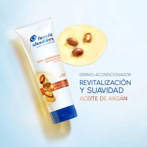 Dermo Acondicionador Head & Shoulders  Aceite de Argán X 300 Ml - Imagen 3