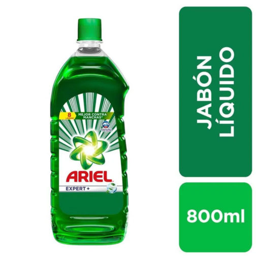 Jabón Líquido para Ropa Ariel Limpieza Profunda Botella X 800 Ml - Imagen 2