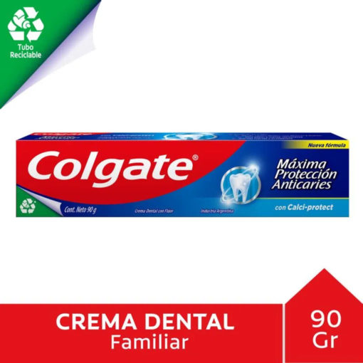 Crema Dental Colgate Máxima Protección Anticaries Con Calci-Protect X 90 gr - Imagen 2