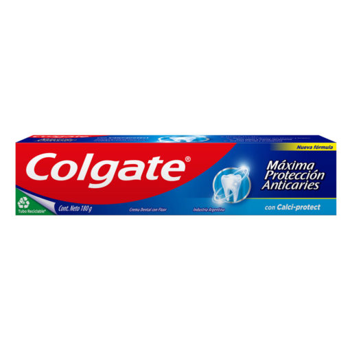 Crema Dental Colgate Máxima Protección Anticaries Con Calci-Protect X 180 Gr - Imagen 3